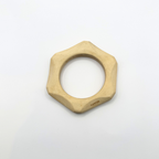 Vintage Lanvin Paris – Sculptural Wooden Bracelet – view 2