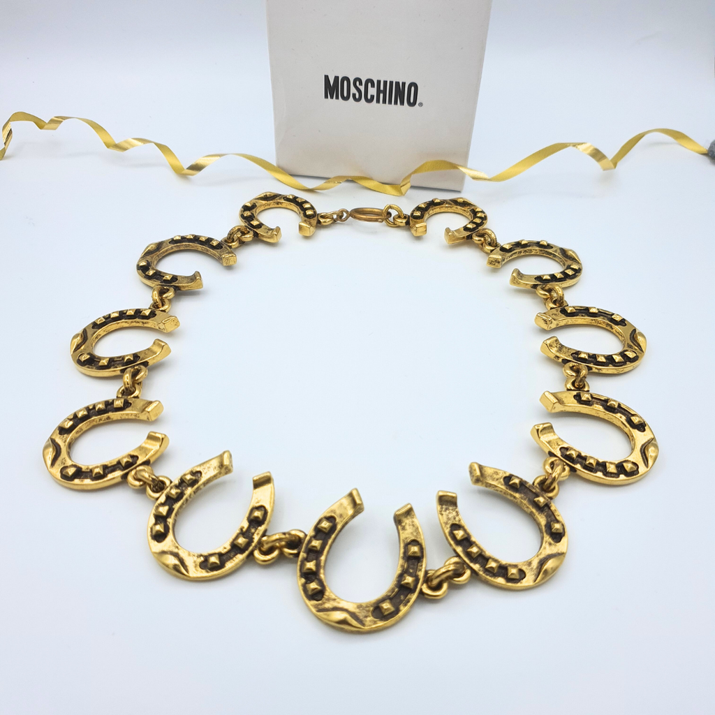 Moschino – Vintage Horseshoe Statement Necklace