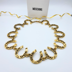 Moschino – Vintage Horseshoe Statement Necklace