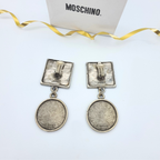 Moschino – Vintage “I Am What I Am” Statement Earrings – view 3