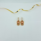 Vintage Oscar de la Renta Pink Crystal Earrings – view 3