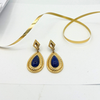 Vintage Lanvin Drop Clip Earrings – view 2