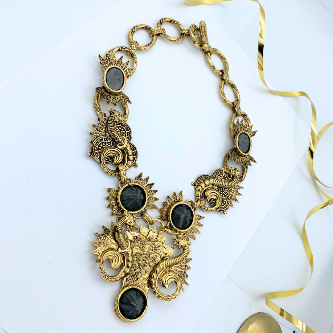 Zoe Coste Vintage Statement Necklace