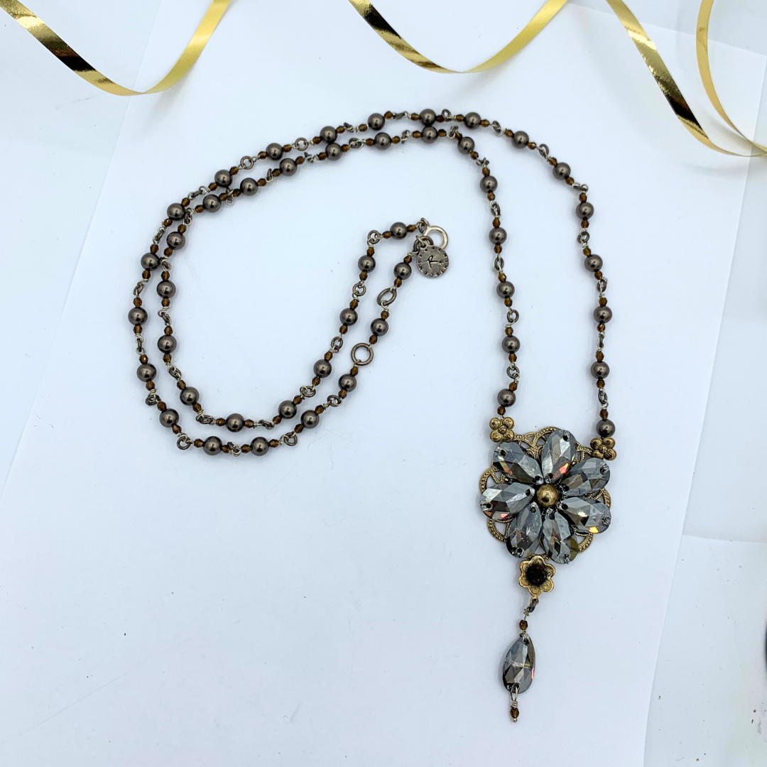 Vintage Zoe Coste Art Nouveau Necklace