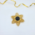 Givenchy Gouden Ster Met Zwarte Cabochon Broche