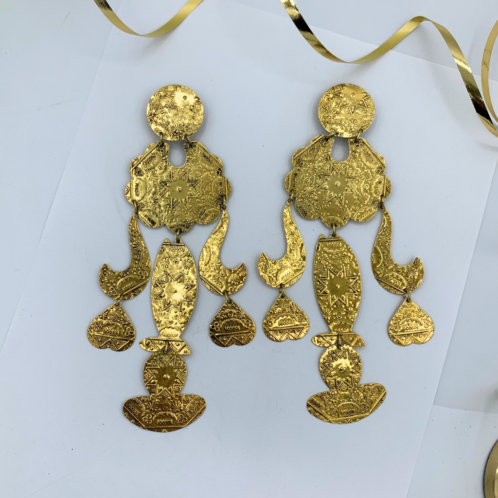 Zoe Coste Vintage XL Statement Earrings – view 2
