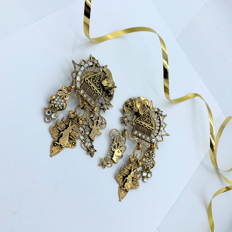 Zoe Coste Vintage Statement Earclips