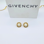 Vintage Givenchy Pearl Earrings – view 2