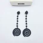 Moschino Vintage Spiral Earrings – view 2
