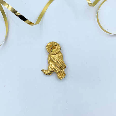 Celine Owl Brooch