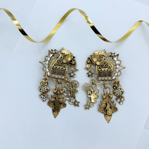 Zoe Coste Vintage Statement Earclips