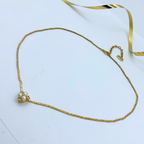 Vintage Christian Dior Small Pendant Crystal Necklace with Faux Pearls – view 2
