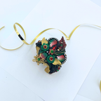 Vintage Statement Bracelet Mixed Media