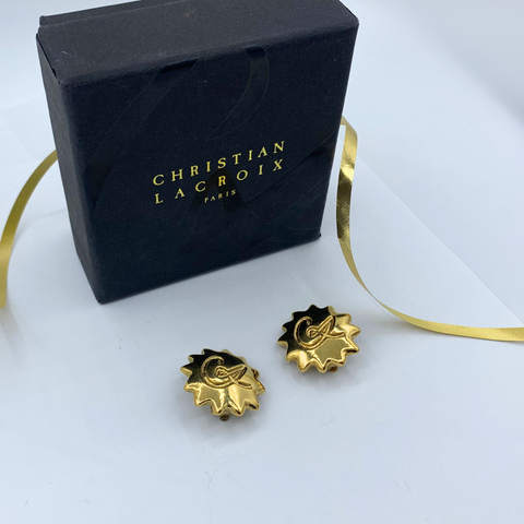 Vintage Clip Earrings Christian Lacroix