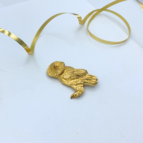 Celine Owl Brooch