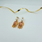 Oscar de la Renta Pink Crystal Earrings