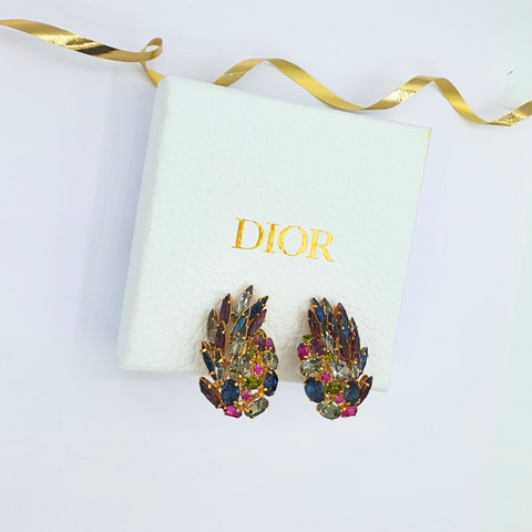 Christian Dior Oorclips "Feuillage Mystique" – 1971