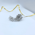 Vintage Givenchy Asymmetrical Leaf Texture Ring