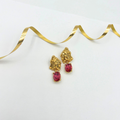 Vintage Oscar de la Renta Pink Crystal Earrings