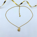 Vintage Christian Dior Small Pendant Crystal Necklace