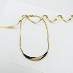 Vintage Christian Dior Crescent Shape Art Deco Necklace