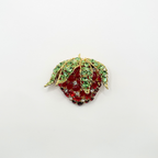 Vintage Moans Couture Strawberry Statement Brooch