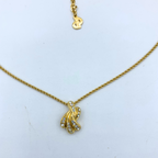 Vintage Christian Dior Small Pendant Crystal Necklace – view 2