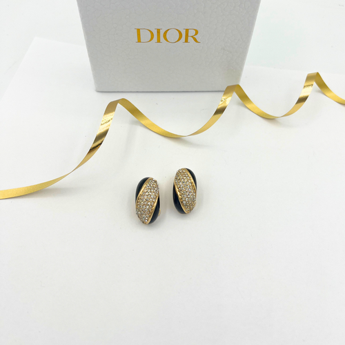 Vintage Christian Dior Clip Earrings