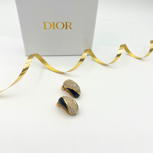 Vintage Christian Dior Clip Earrings – view 2