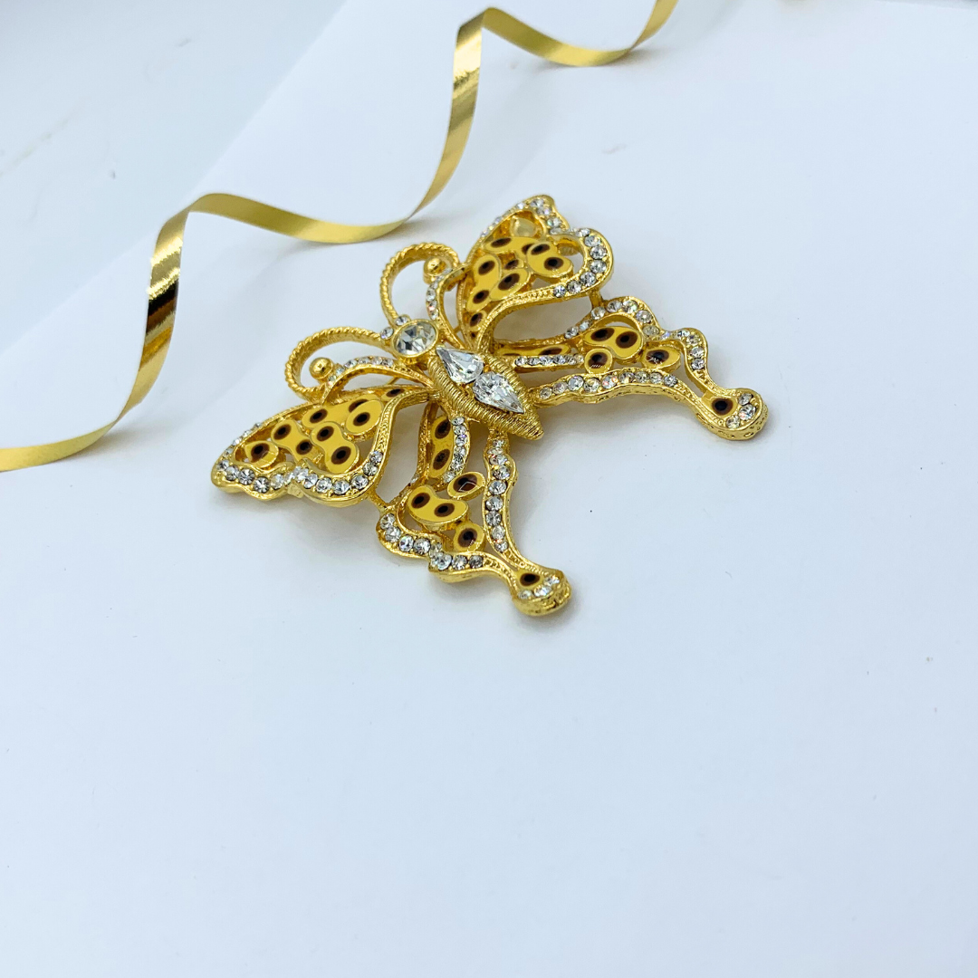Vintage XL Butterfly Brooch – view 2