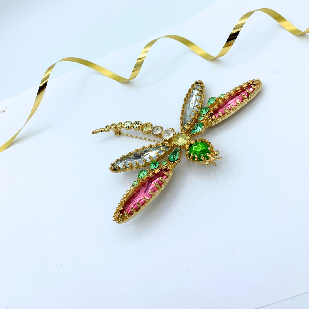 Vintage XL Dragonfly Brooch – view 2