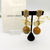 Giorgio Armani Geometrische Hangers Clip Oorbellen