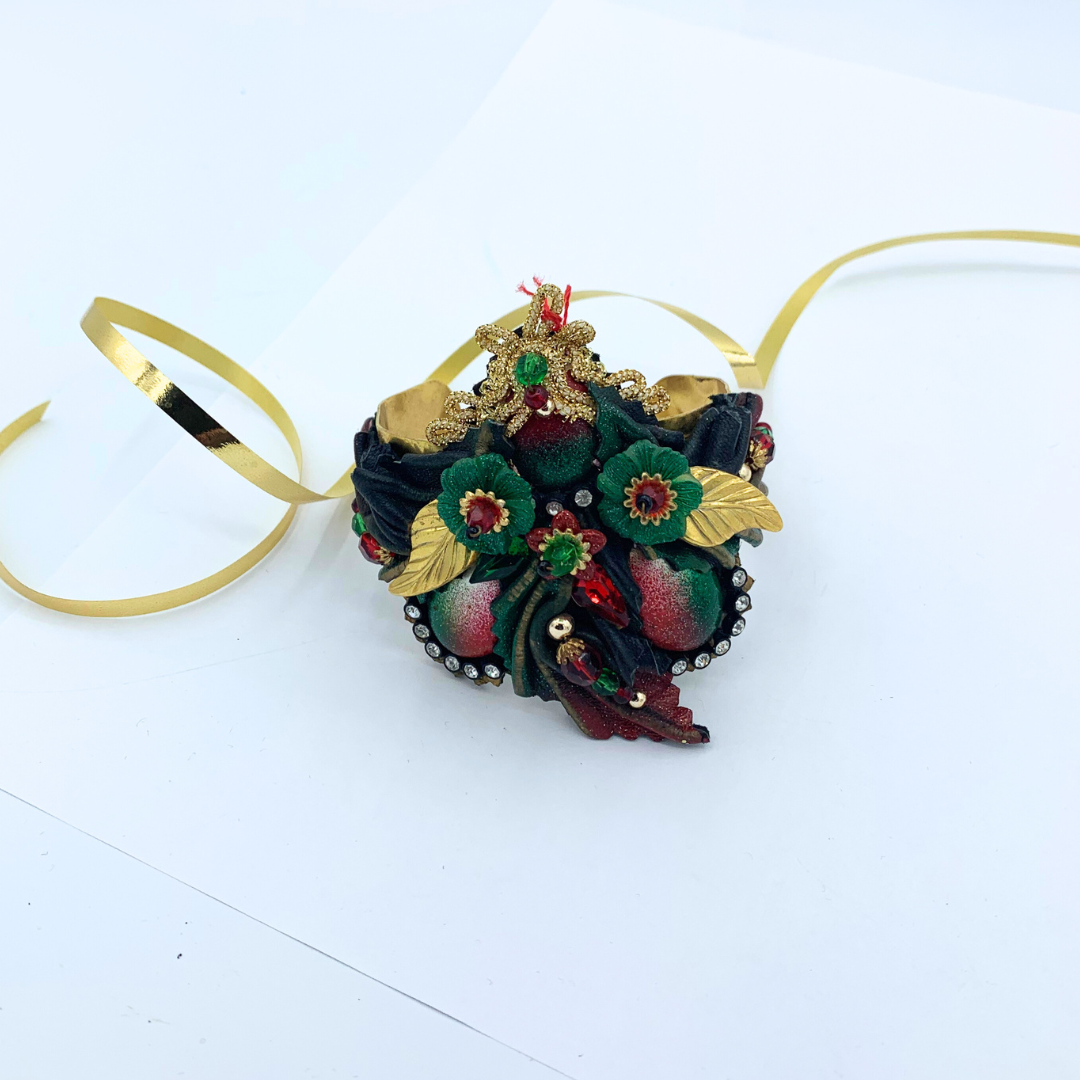 Vintage Statement Bracelet Mixed Media – view 2