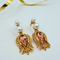 Oscar de la Renta Pink Crystal Earrings