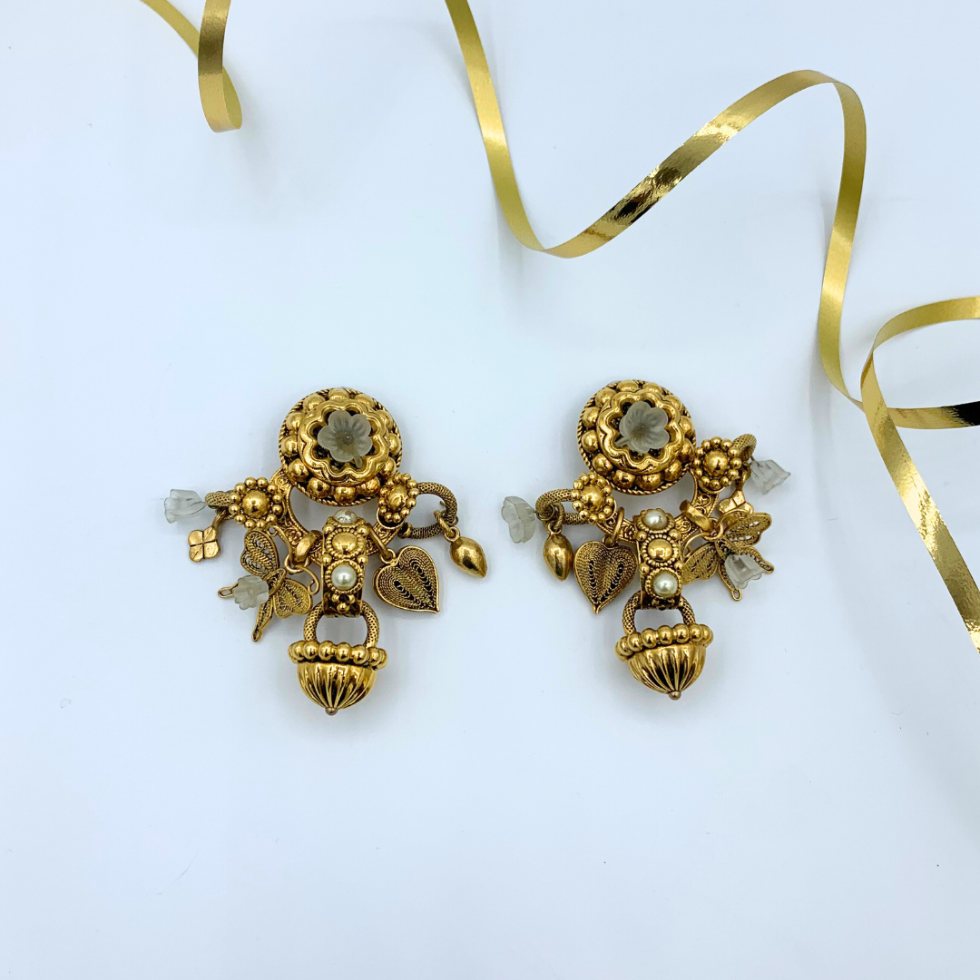 Zoe Coste Vintage Statement Earrings