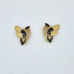 Vintage Trifari – Butterfly Earrings with Enamel
