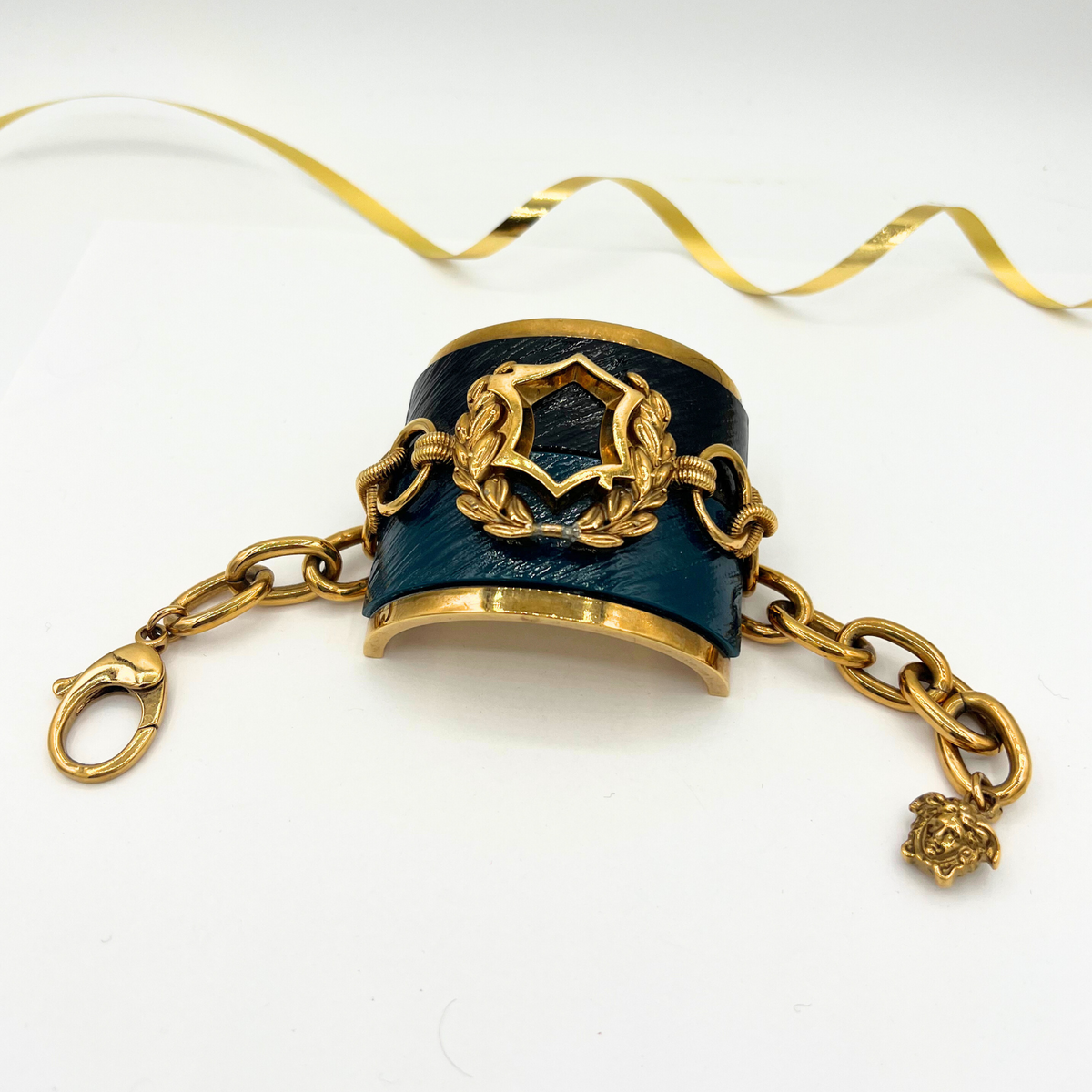 Vintage Iconic Versace Medusa Cuff Bracelet – view 2