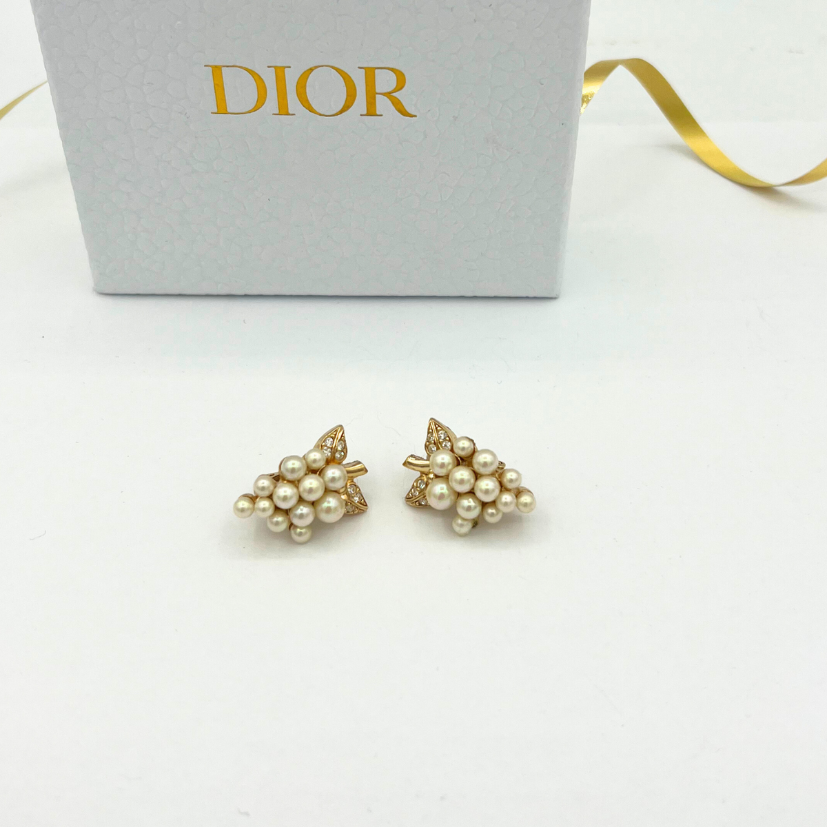 Vintage Grossé for Dior Grapevine Clip Earrings