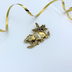Vintage Hippopotamus Brooch Georges Rech – view 2