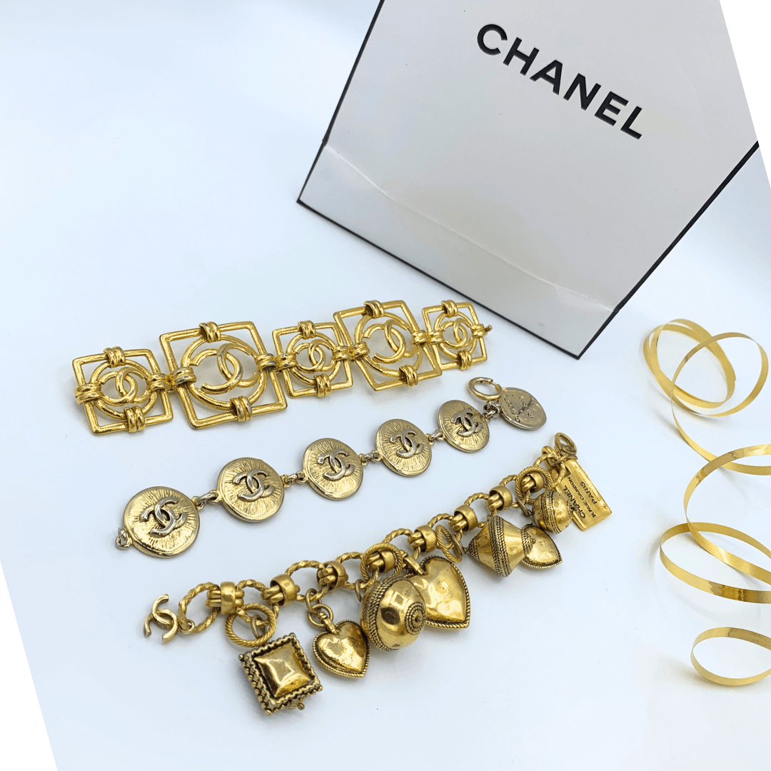 Vintage Chanel CC Charm Bracelet – view 5