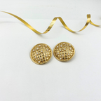 Vintage Pierre Balmain Round Clip Earrings – view 2