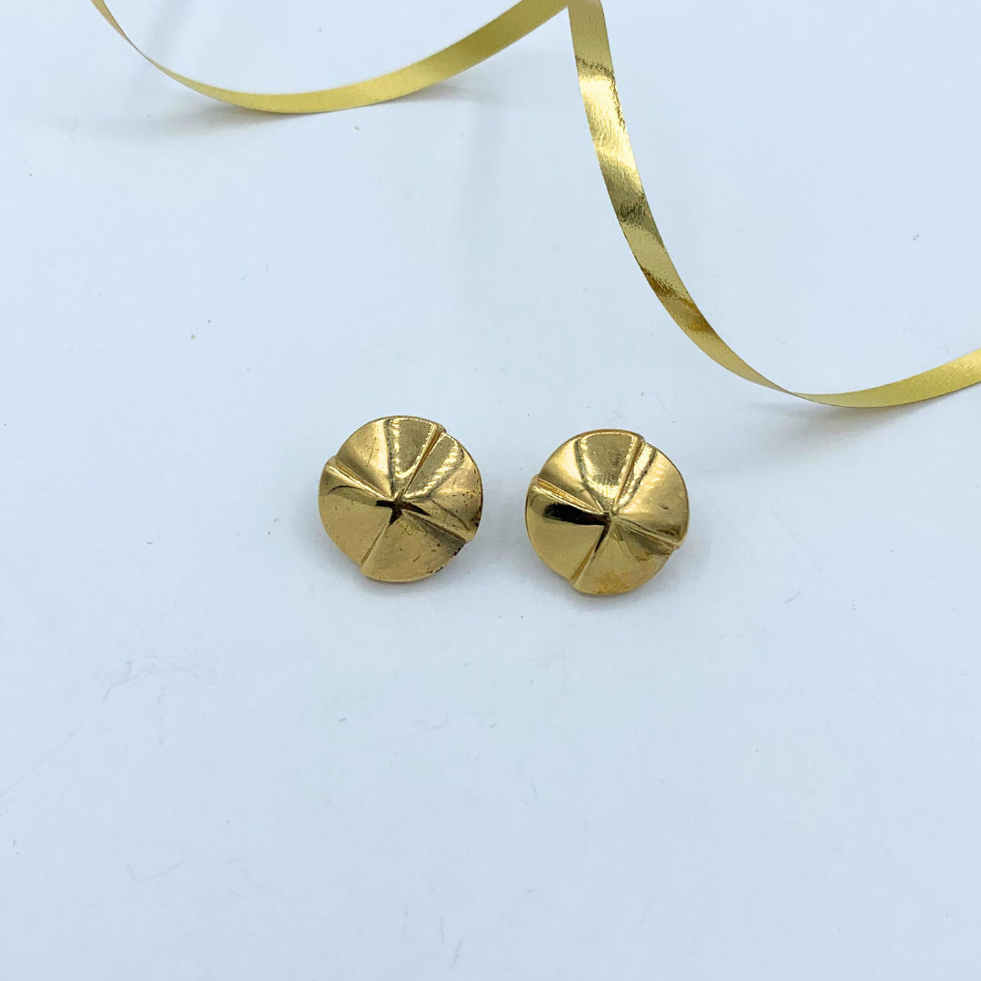 Vintage Givenchy Geometric Clip Earrings – view 2