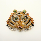 Vintage Moans Couture Crystal Tiger Brooch – view 2
