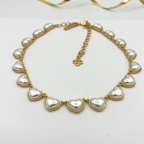 Vintage Oscar de la Renta Hearts Necklace – view 2