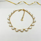 Vintage Oscar de la Renta Hearts Necklace – view 3