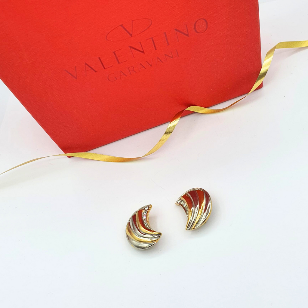 Vintage Valentino Clip Earrings – view 2