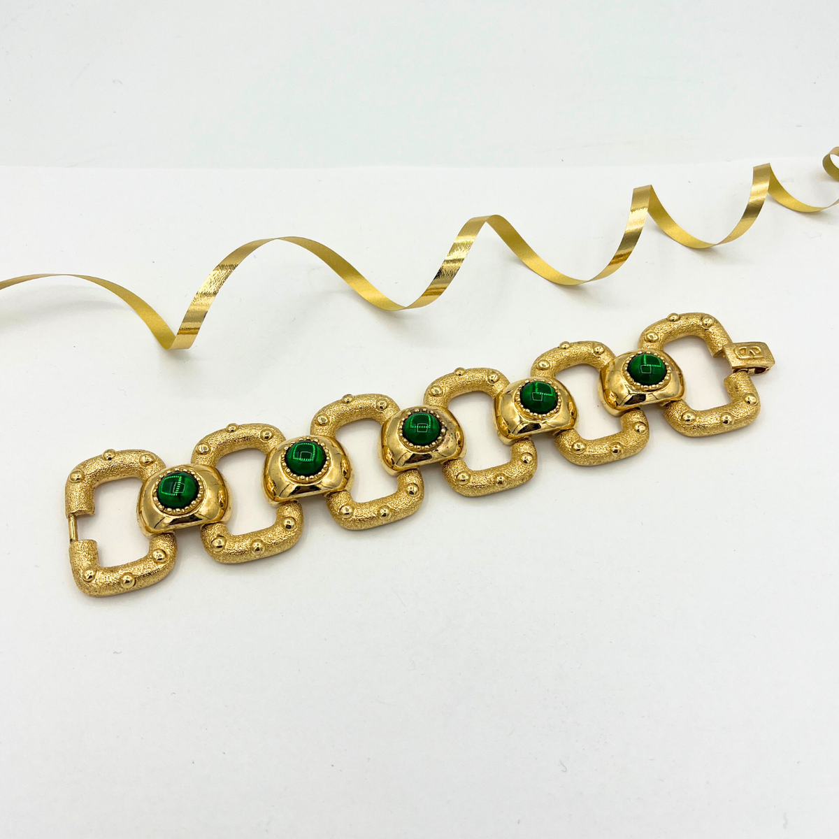 Vintage Valentino Cabochons Bracelet