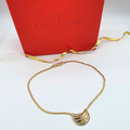Vintage Valentino Gilt Braid Necklace