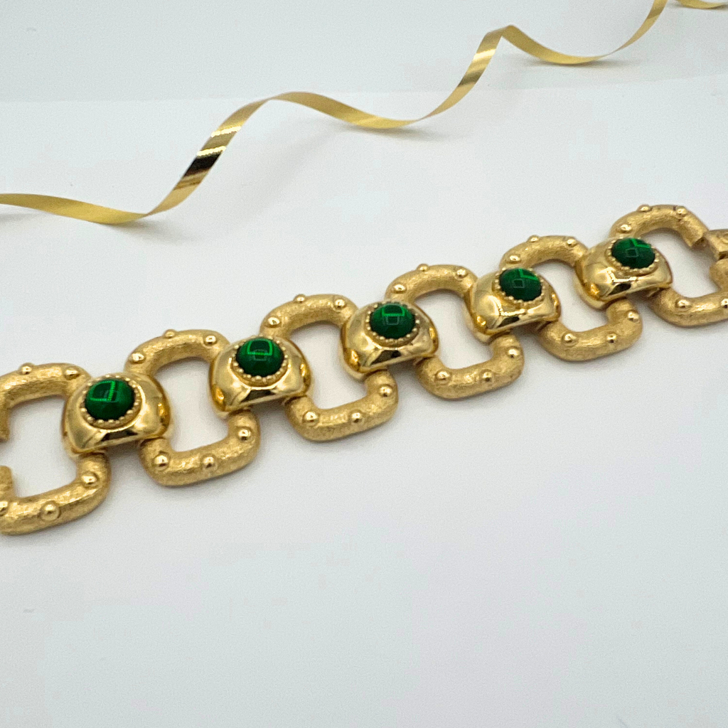 Vintage Valentino Cabochons Bracelet – view 3