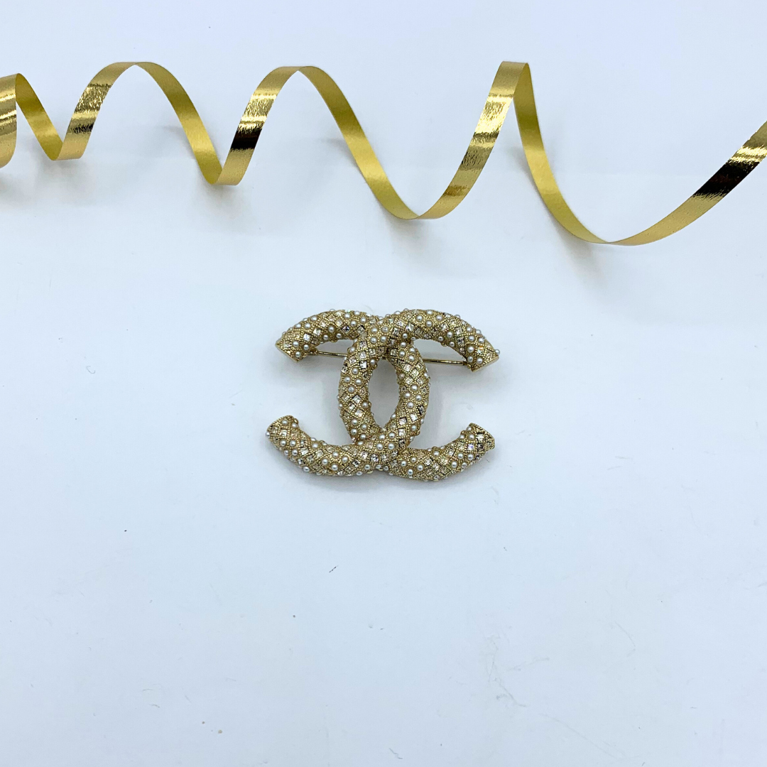 Vintage Chanel CC Brooch